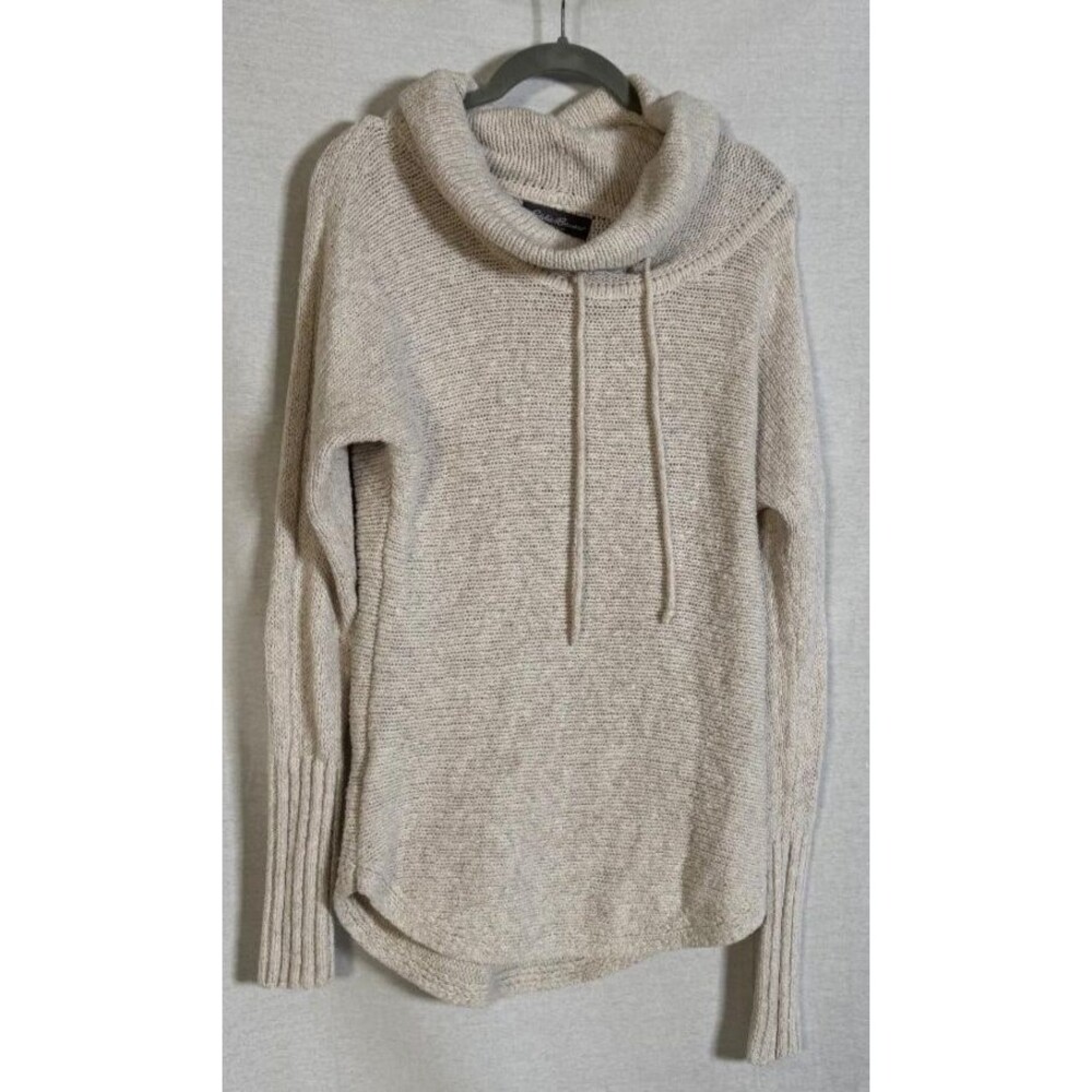 Eddie Bauer Sleepwear Women's Pullover Crewneck Sweater Ivory Color Size XS